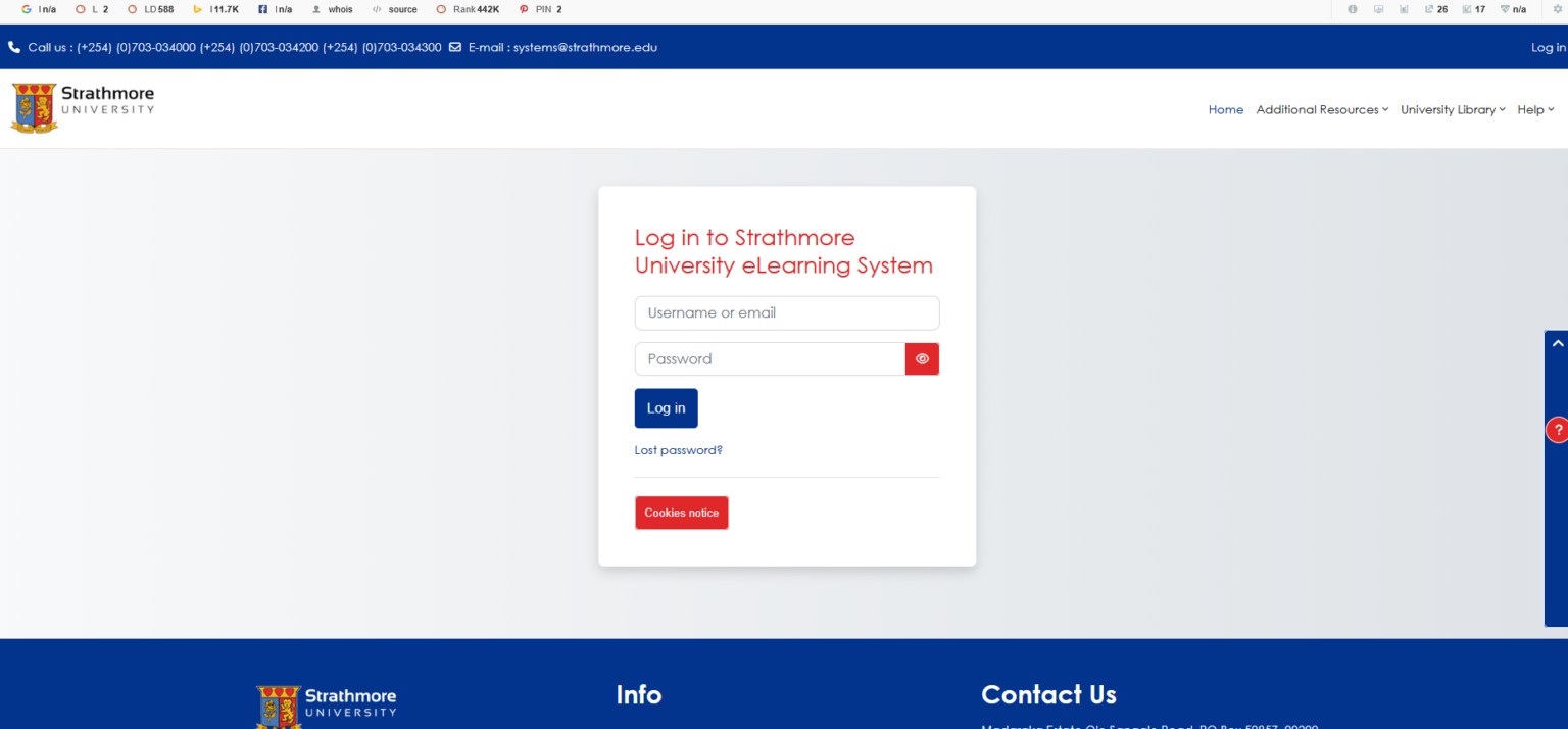 Strathmore University Student Portal: Login, eLearning and Password Reset Guide