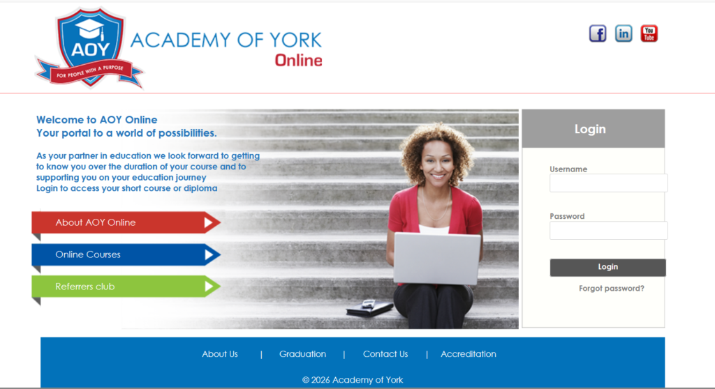 Academy of York Student Portal: Login Guide and Online Services