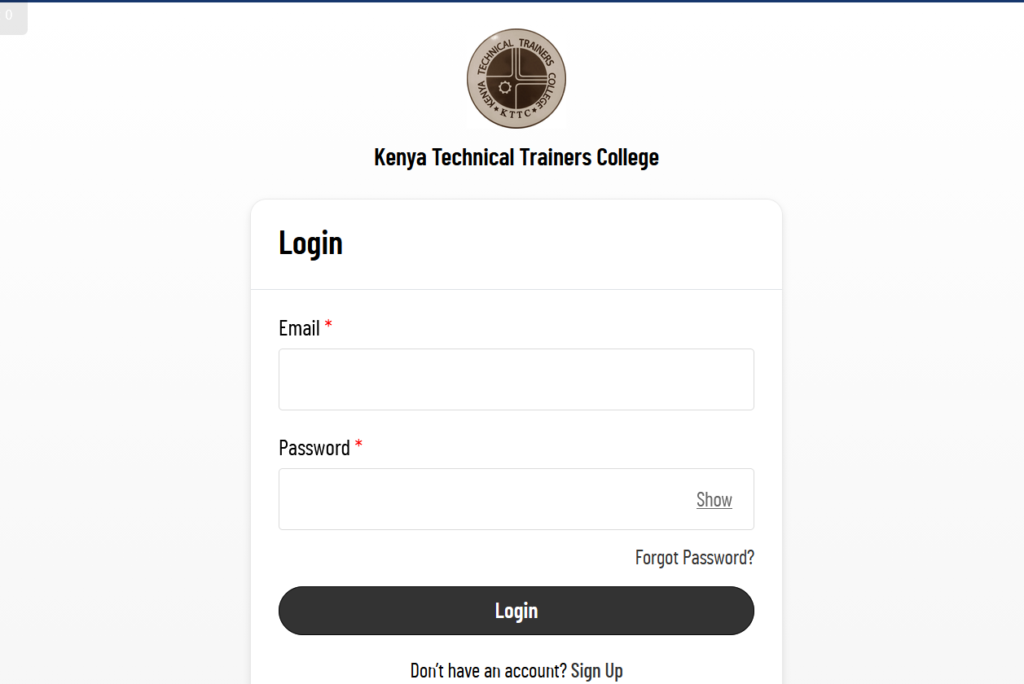 KTTC Student Portal Login: A Complete Guide for Students